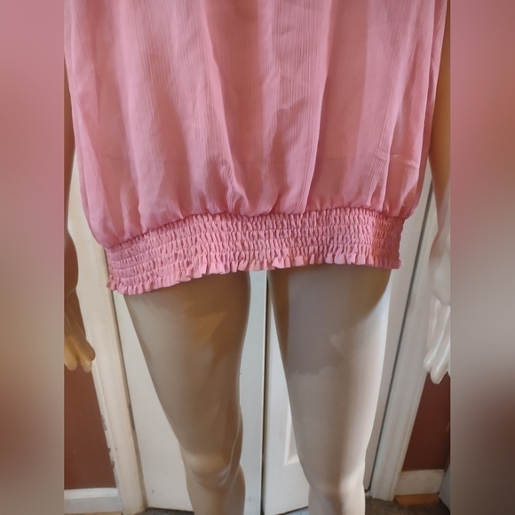 Apt 9 women's size large pink blouse shirt top - Picture 5 of 7
